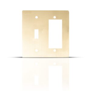 Gold switch cover plates