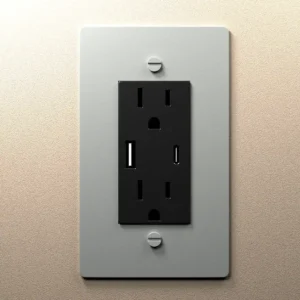 Stainless steel outlet