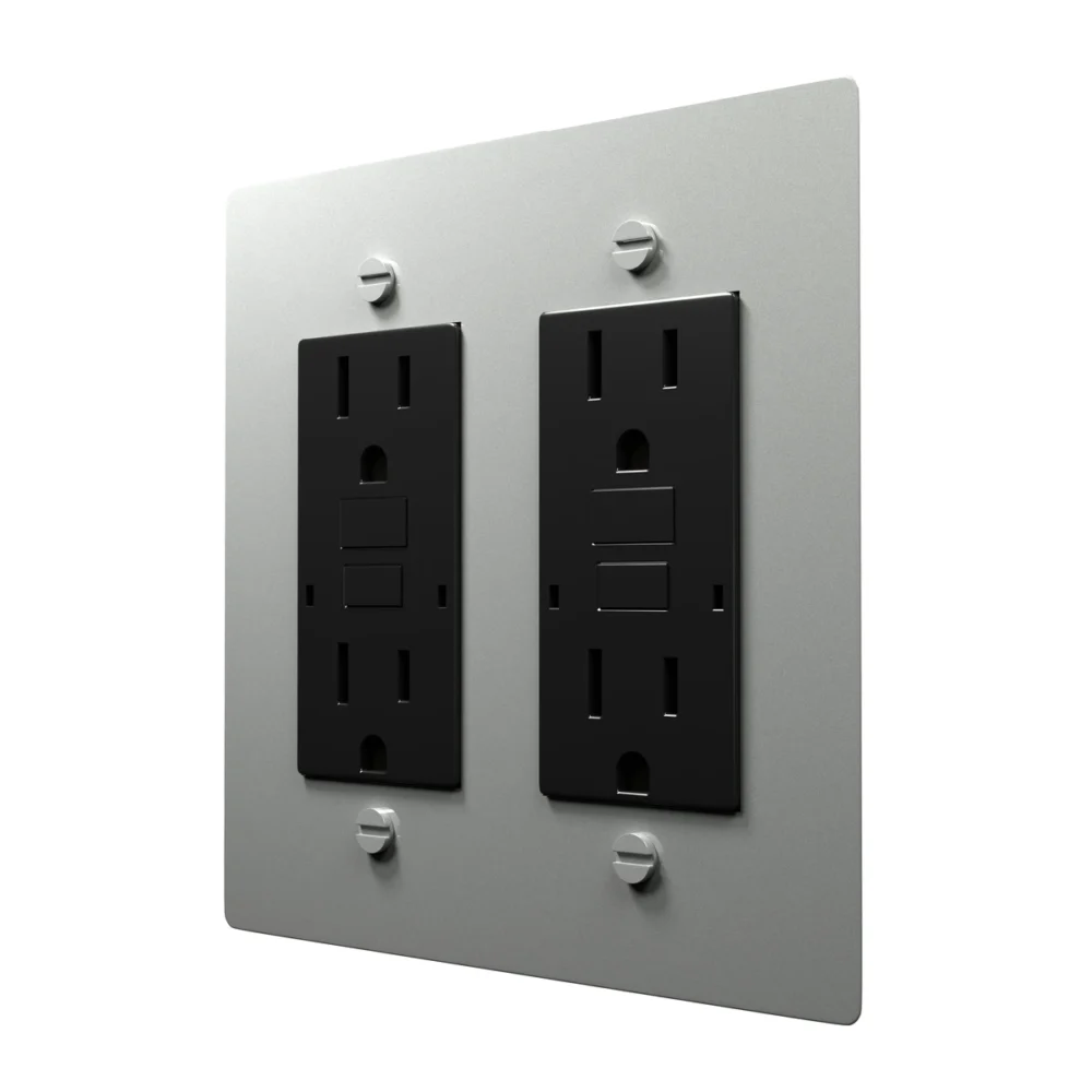 Stainless steel outlet