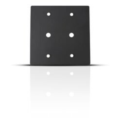 Black Brass 2 Gang Dimmer Cover Plate