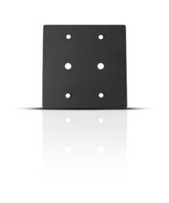 Black Brass 2 Gang Dimmer Cover Plate