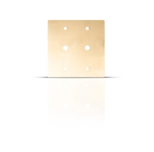 Satin Gold Brass 2 Dimmer Cover Plate