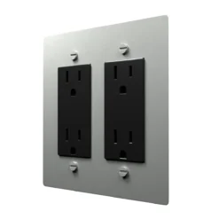 Stainless steel outlet