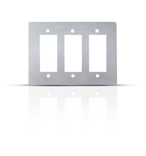 Three Gang Outlet / Rocker Switch Cover Plate