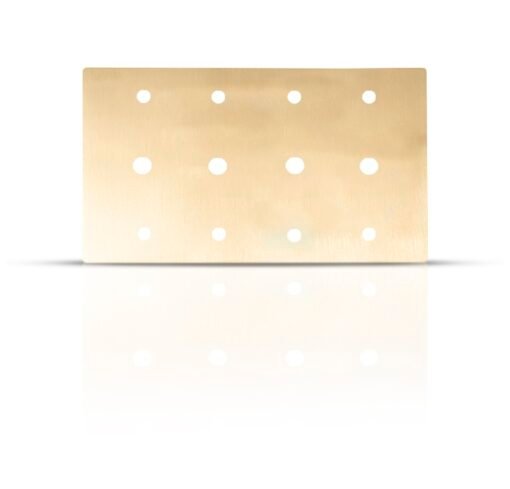 Satin Gold Brass 4 Dimmer Cover Plate
