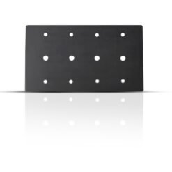 Black Brass 4 Gang Dimmer Cover Plate