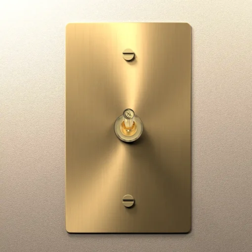 Brass Retro Toggle Switch - Image 3