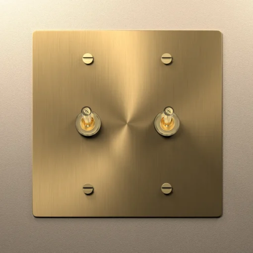 Brass Retro Toggle Switch - Image 4