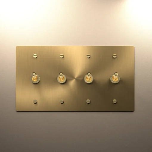 Brass Retro Toggle Switch - Image 7