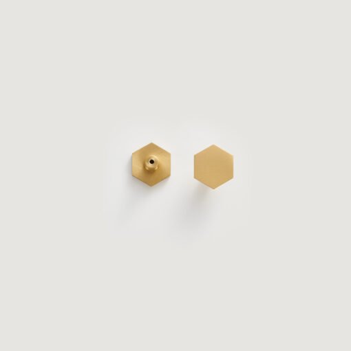 Hexagon Cabinet Knobs - Solid Brass - Image 5