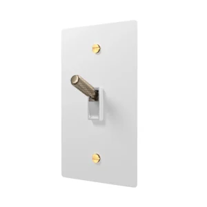 White toggle switch