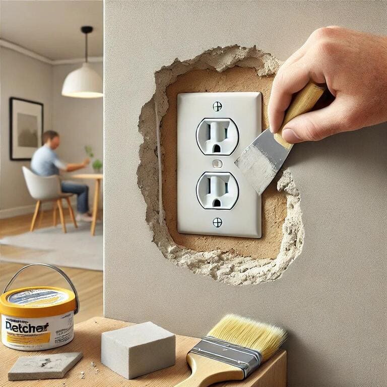 How to cover an outlet hole : Permanent Solutions to Cover an Outlet Hole