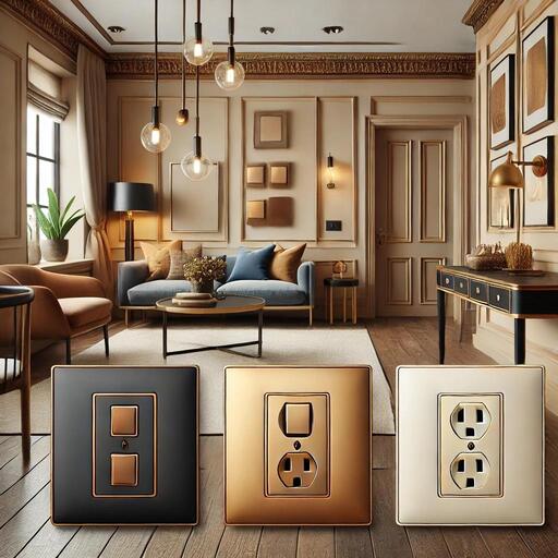 What Color Should Outlet Covers Be with Bronze Fixtures