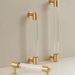 Brass cabinet pulls