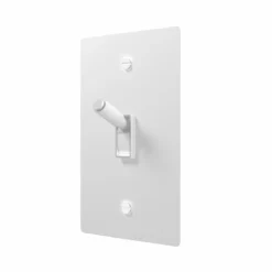 White Brass Toggle Switch