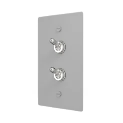 Stainless steel double retro toggle switch