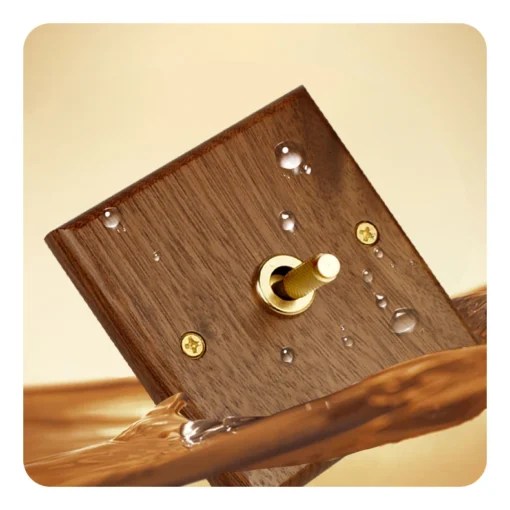 Black Walnut Wood Toggle Switch - Image 7