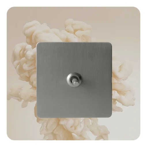 Light Switch Silver Matte Panel - Image 8