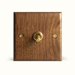 Black Walnut Wood Toggle Switch