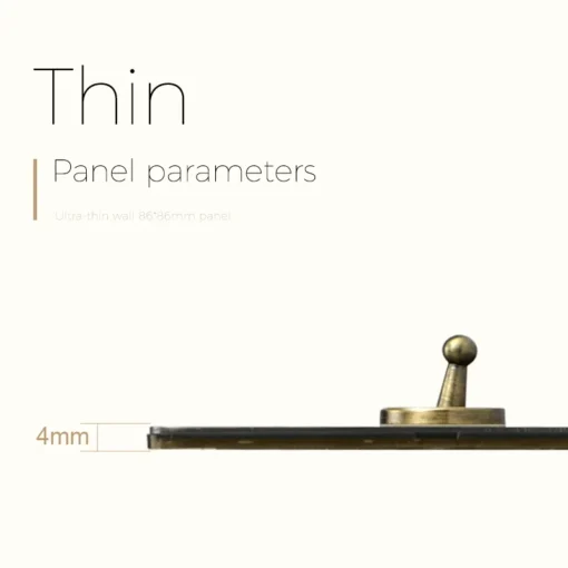 Bronze Toggle Switch - Brushed Panel - Image 3