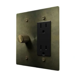 Dimmer outlet combo