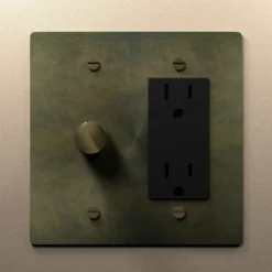 Dimmer outlet combo