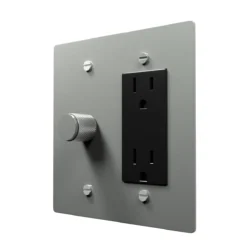 Dimmer outlet combo